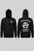 Anarchy Burgers Supporter Hoodie - Curved Text